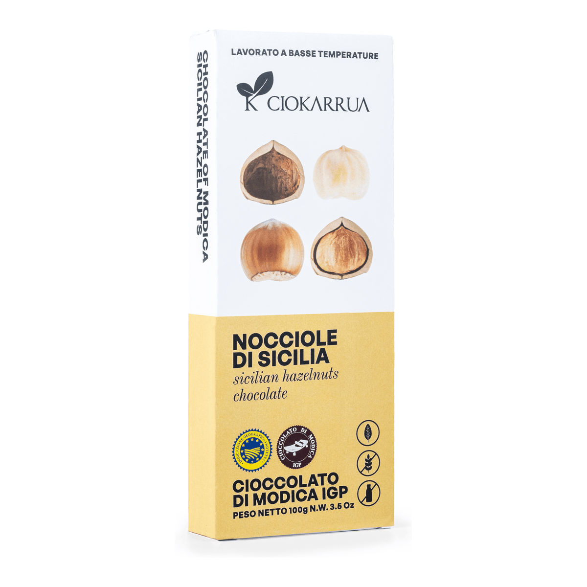 Modica PGI Chocolate – Sicilian Hazelnuts