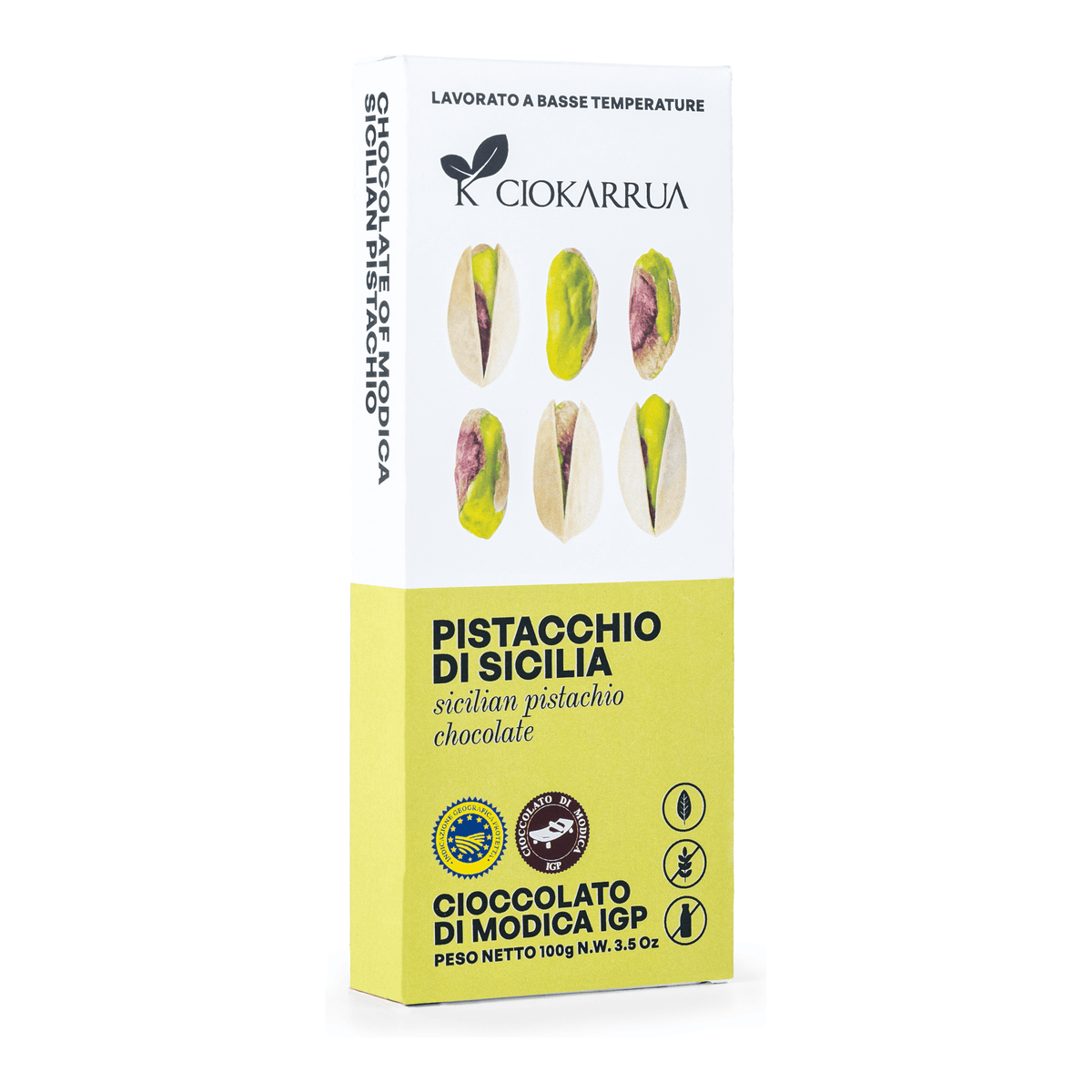 Modica PGI Chocolate – Sicilian Pistachio