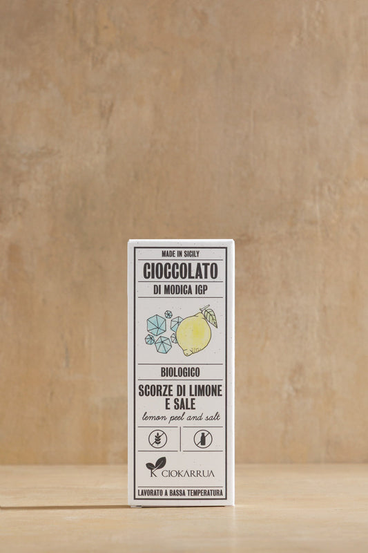 Modica Chocolate PGI – Lemon Peel and Salt
