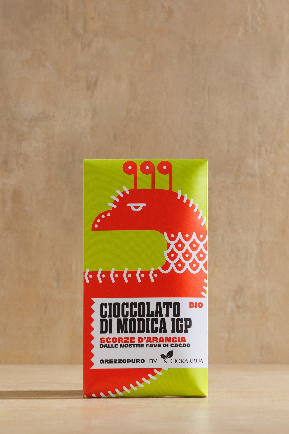 Grezzopuro Orange Peel Modica PGI Chocolate – Ciokarrua – Terra Sacra Sicilian