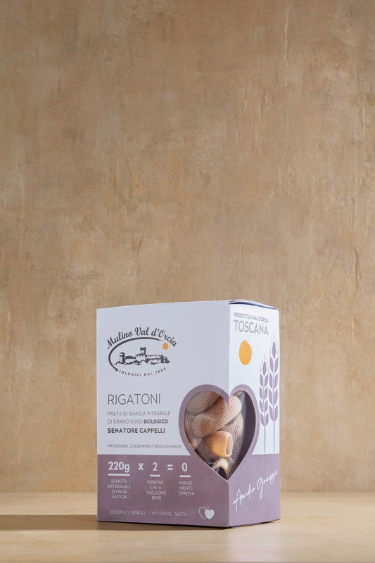 Rigatoni Pasta - Whole Grain Durum Wheat