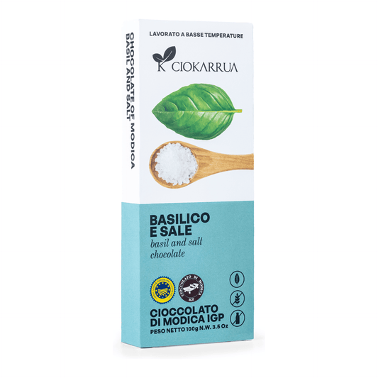 Modica PGI Chocolate – Basil and Sicilian Salt
