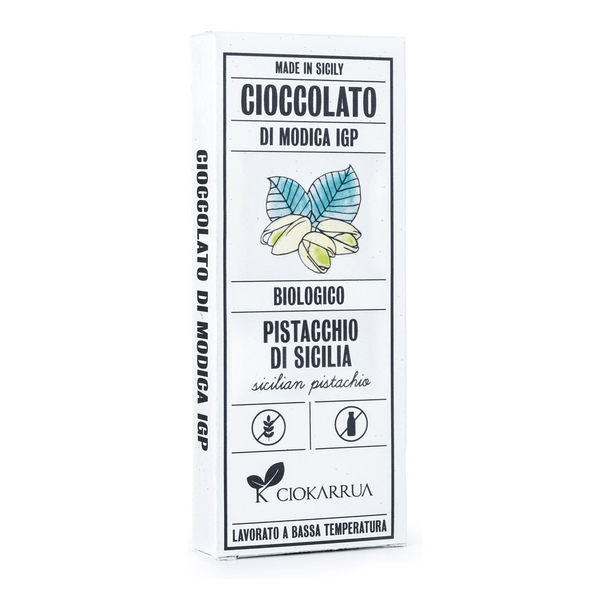 Organic Modica PGI Chocolate – Sicilian Pistachio